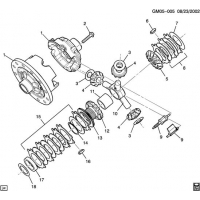 (GM05-005) - 2001-2006 CK2   / 10.50 RING GEAR  2 DIFFERENTIAL/LOCKING(G80)
