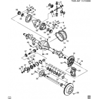 (TC05-647) - 2001-2007 CK2   / 10.50 RING GEAR  1
