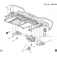 (TC07-601) - 2002-2006 CK1(06-36) TRAILER HITCH PLATFORM (CADILLAC Z75, VR4)
