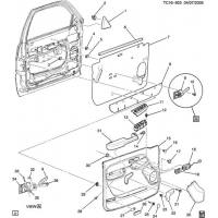 (TC16-923) - 2005-2006 CK1(06-36)  /SIDE FRONT-DRIVER (CADILLAC Z75)