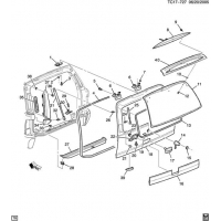 (TC17-727) - 2002-2006 CK1(06) LIFTGATE  2-EXTERIOR (E52, CADILLAC Z75)