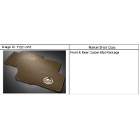 (TC21-078) - 2002-2006 CK157,159,259 MAT PKG/FRONT & REAR FLOOR CARPET (NON-PRODUCTION) (CADILLAC LOGO)(Z75)