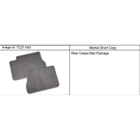 (TC21-043) - 2007-2009 CK1,2(06-36) MAT PKG/REAR FLOOR CARPET (PRODUCTION) (TWIN)