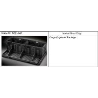 (TC21-047) - 2007-2009 CK107,109,209(06) ORGANIZER PKG/CARGO (ADJUSTABLE/COLLAPSIBLE DIVIDERS)