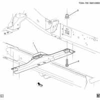 (TC04-720) - 2003-2006 K2(06-36) FRAME/TRANSMISSION SUPPORTS