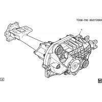 (TC06-700) - 2005      K1  /FRONT AXLE  1 ASSEMBLY(B4U,NP3,NR3,NR4,Y91)