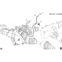 (TC06-702) - 2001-2007 K1,2,3 VENT HOSE/FRONT AXLE (NP1,NP2,NP8)