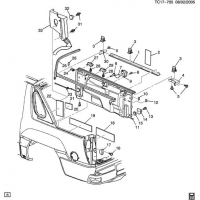 (TC17-705) - 2002-2006 K1(36) STOWAGE BOX (CADILLAC Z75, HARD TONNEAU EN4)