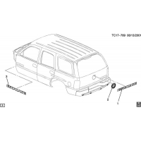 (TC17-789) - 2002-2006 CK157(06) NAMEPLATES (CADILLAC Z75)