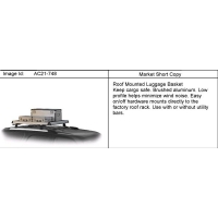 (AC21-748) - 2000-2006 CK1,2(06-36) CARRIER PKG/ROOF LUGGAGE BASKET