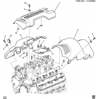 (TC00-641) - 2006-2007 CK1 INTAKE MANIFOLD SHIELD/COVERS (LQ9/6.0N, Y91)