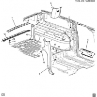 (TC16-416) - 2003-2006 K159(06) /INTERIOR-BODY SIDE REAR (CADILLAC Z75)