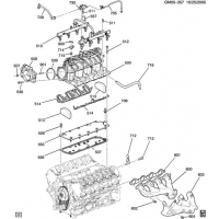 (GM00-357) - 2007      CK1   -6.2L V8  5 MANIFOLD & FUEL   (L92/6.2-8)(2ND DES-EXC ACTIVE FUEL)