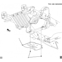 (TC01-909) - 2007-2009 CK1 SKID PLATE/ (NZZ)