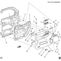 (TC16-379) - 2007-2009 CK1(06-36)  /SIDE FRONT-DRIVER (CADILLAC Z75)
