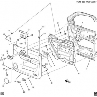 (TC16-380) - 2007-2009 CK1(06-36)  /SIDE FRONT-PASSENGER (CADILLAC Z75)