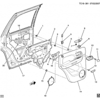 (TC16-381) - 2007-2009 CK107(06)  /SIDE REAR (CADILLAC Z75)