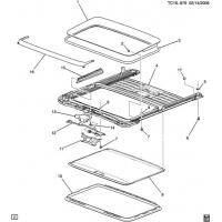 (TC16-979) - 2007-2009 CK1,2(06-36) SUNROOF (CF5)