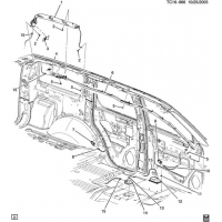 (TC16-966) - 2007-2009 CK107(06) INFLATABLE RESTRAINT SYSTEM/ROOF SIDE(ASF)