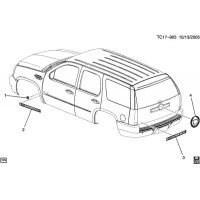 (TC17-903) - 2007      CK107(06) NAMEPLATES (CADILLAC Z75)