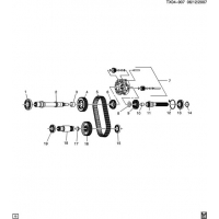 (TX04-907) - 2007-2009 K1   (NR3)  2 INTERNAL COMPONENTS-AWD (BORG WARNER 4485)
