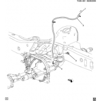 (TC06-901) - 2007-2009 K1 VENT HOSE/FRONT AXLE