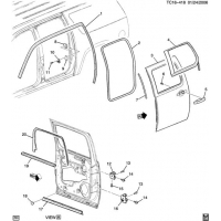 (TC16-418) - 2008-2009 CK109(06-36)  /SIDE REAR  1 (CADILLAC Z75)