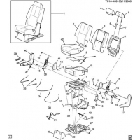 (TC16-459) - 2007-2009 CK109,2(06)  /BENCH-40% SIDE (AM8, EXC POWER FOLDING ARS)