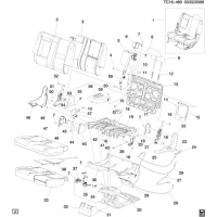 (TC16-460) - 2007-2009 CK109,2(06)  /BENCH-60% SIDE (AM8, EXC POWER FOLDING ARS)