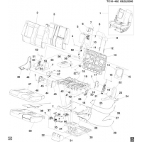 (TC16-462) - 2007-2009 CK109,2(06)  /BENCH-60% SIDE (AM8, POWER FOLDING ARS)
