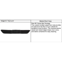 (TC21-017) - 2007-2009 CK109,209(06) MAT PKG/REAR #2 CARPET (NON-PRODUCTION)