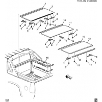 (TC17-752) - 2007-2009 CK1(36) TONNEAU COVER/PICKUP BOX (HARD EN4)
