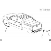(TC17-030) - 2008-2009 K1(36) NAMEPLATES (CADILLAC Z75)
