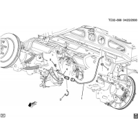 (TC02-899) - 2008-2009 CK107(06)  /CHASSIS GROUND STRAPS (HYBRID HP2)