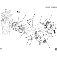 (TC04-038) - 2008-2009 CK1,2(06-36)   (POWER ADJUSTABLE PEDAL JF4, AN3)
