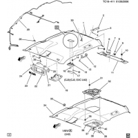 (TC16-411) - 2007-2009 CK109(36) /- (EXC SUNROOF CF5)