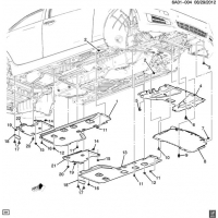 (6A01-004) 2013 A  /UNDERBODY