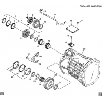 (GM04-662) 2011-2013 DN35-47-69 6-    PART 4 (MG9) 6TH & REVERSE GEARS