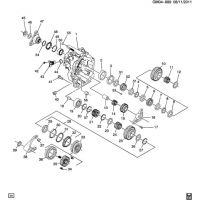 (GM04-689) 2011-2013 DN35-47-69 6-    PART 5 (MG9) EXTENSION HOUSING & REVERSE IDLER GEAR