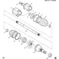 (6E06-013) 2011-2013 DM35-47-69  /FRONT WHEEL (ALL-WHEEL DRIVE MX7)
