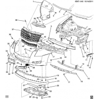 (6D07-043) 2010-2011 DM,DR35-69   (PEDESTRIAN PROTECTION B3T)