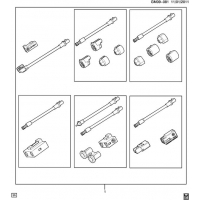 (GM09-081) 2010-2013 D CABLE KIT- DIGITAL RADIO & MOBILE TELEPHONE & VEHICLE LOCATOR