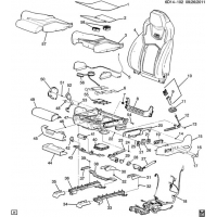 (6D14-102) 2012-2013 DM,DN47   /- (VENTED/HEATED KB6, RECARO W2E)