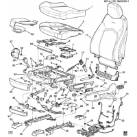 (6D14-178) 2011-2013 DM35-47-69   /- (POWER LUMBAR AL2, VENTED/HEATED KB6, EXC RECARO W2E)