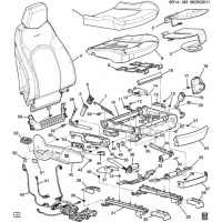 (6D14-183) 2011-2013 DM35-47-69   /- (PWR ADJUSTER AH8,PWR LUMBAR AL2,VENTED/HEATED KB6, EXC W2E)