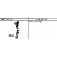 (6D21-025) 2010-2013 DM COVER PKG/PEDAL