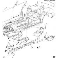 (6D03-117) 2012-2013 DM,DR35-69  /REAR DUAL EXHAUST (LFW/3.0-5, REAR WHEEL DRIVE MN6,MX0,FE2,FE3)