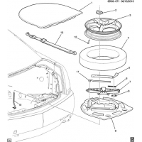 (6D08-071) 2012-2013 DM,DR69       (COMPACT SPARE TIRE PYZ)