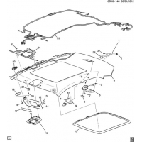 (6D10-146) 2011-2013 DM,DN,DR69   (SUNROOF C3U)