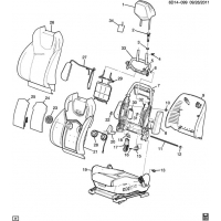 (6D14-099) 2012-2013 DM35   /- (VENTED/HEATED KB6, RECARO W2E)